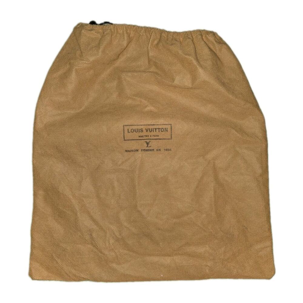 LOUIS VUITTON Madison Fondee EN 1854 Caramel Brown Dust Bag Cover w/Drawstring